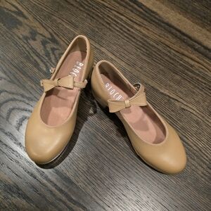 BLOCH Merry Jane tap shoes with removable bow, 4 youth